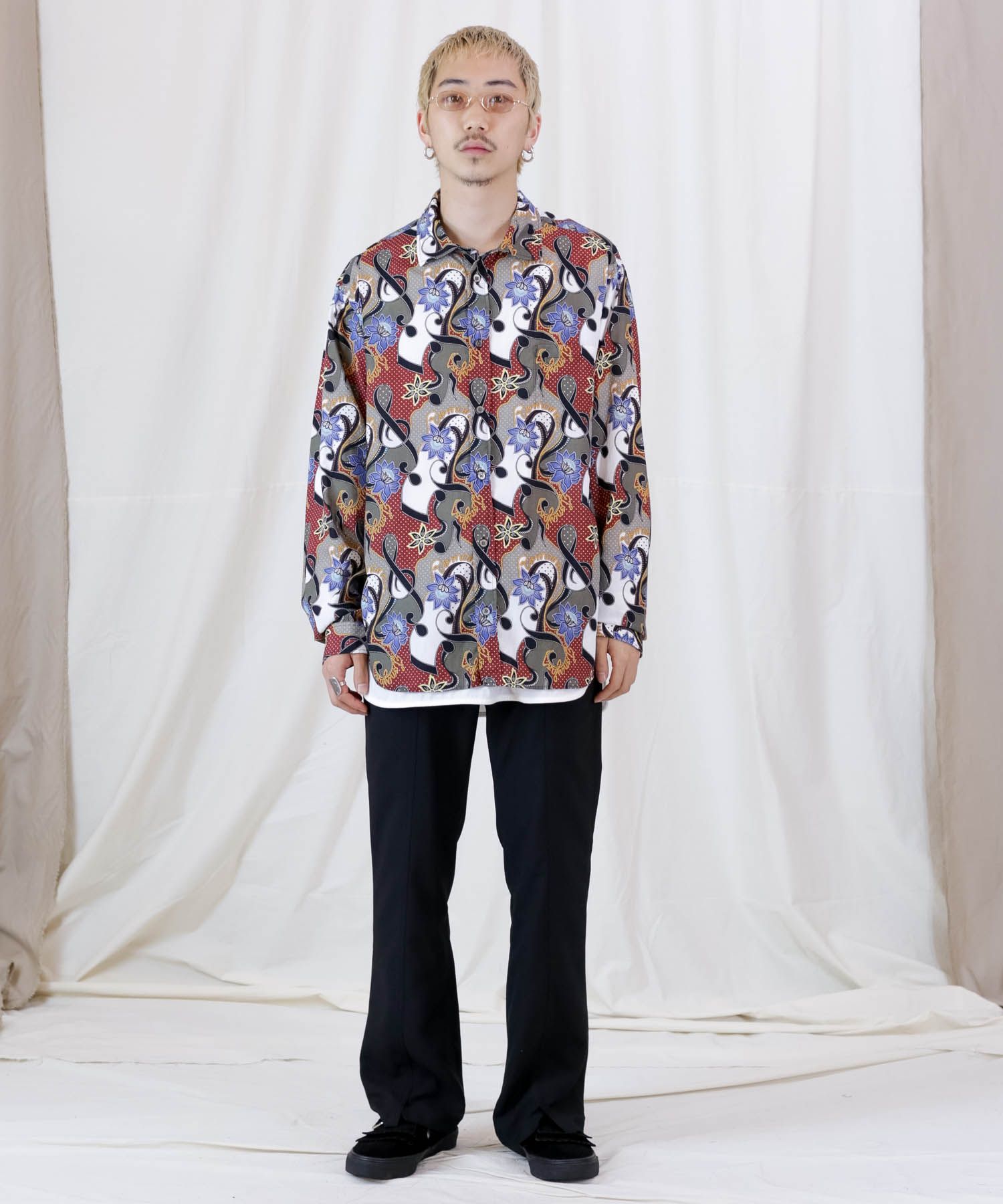 ROMANTIC-TONIGHT L/S SH / グラフィック シャツ / 379104