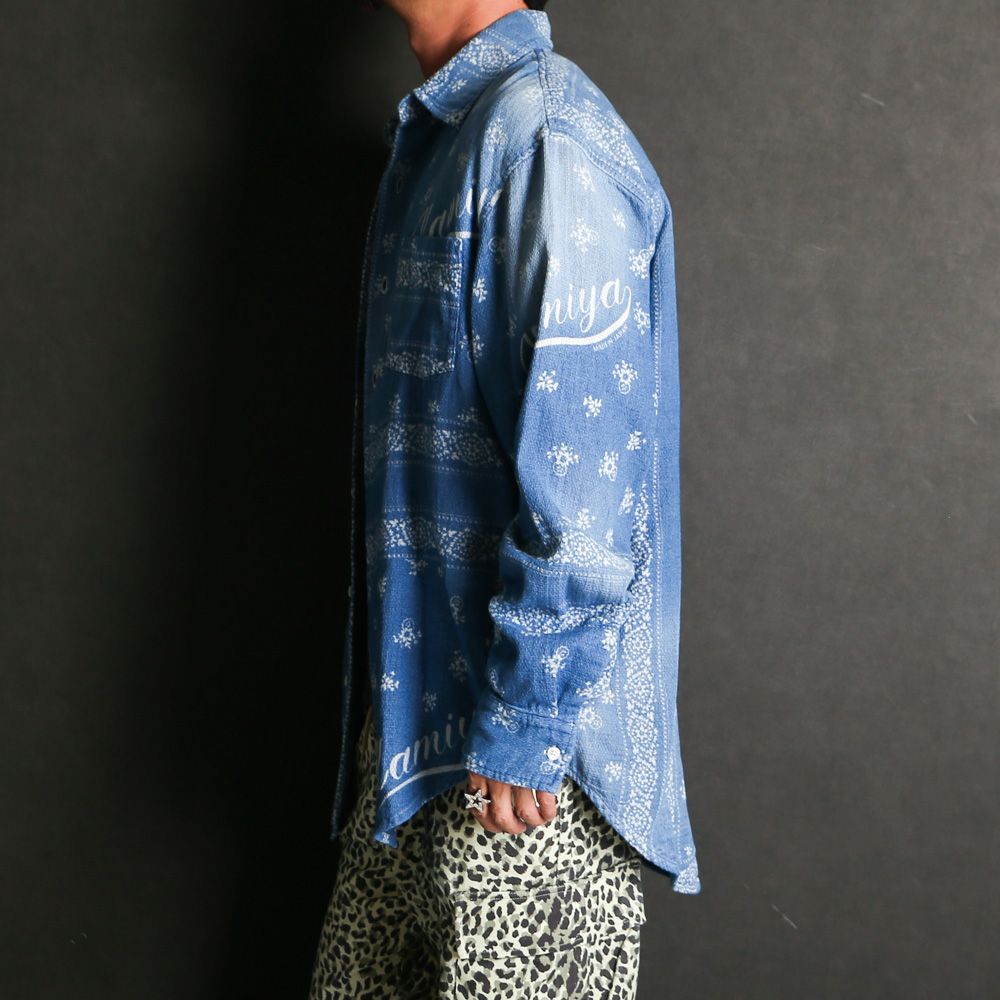 Bandana Discharge Shirt / バンダナ ディスチャージ シャツ / G16SH038
