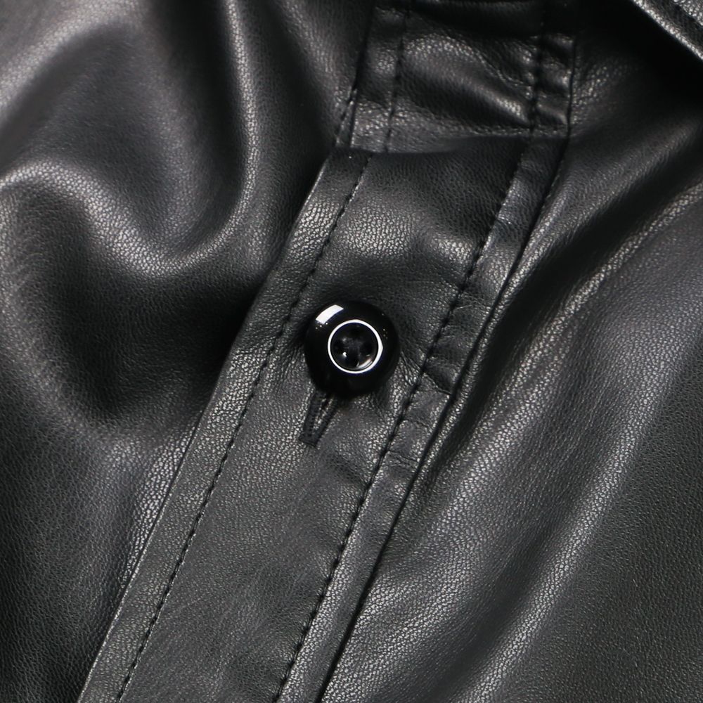 SYNTHETIC LEATHER SH / シンセティックレザー シャツ / 379108