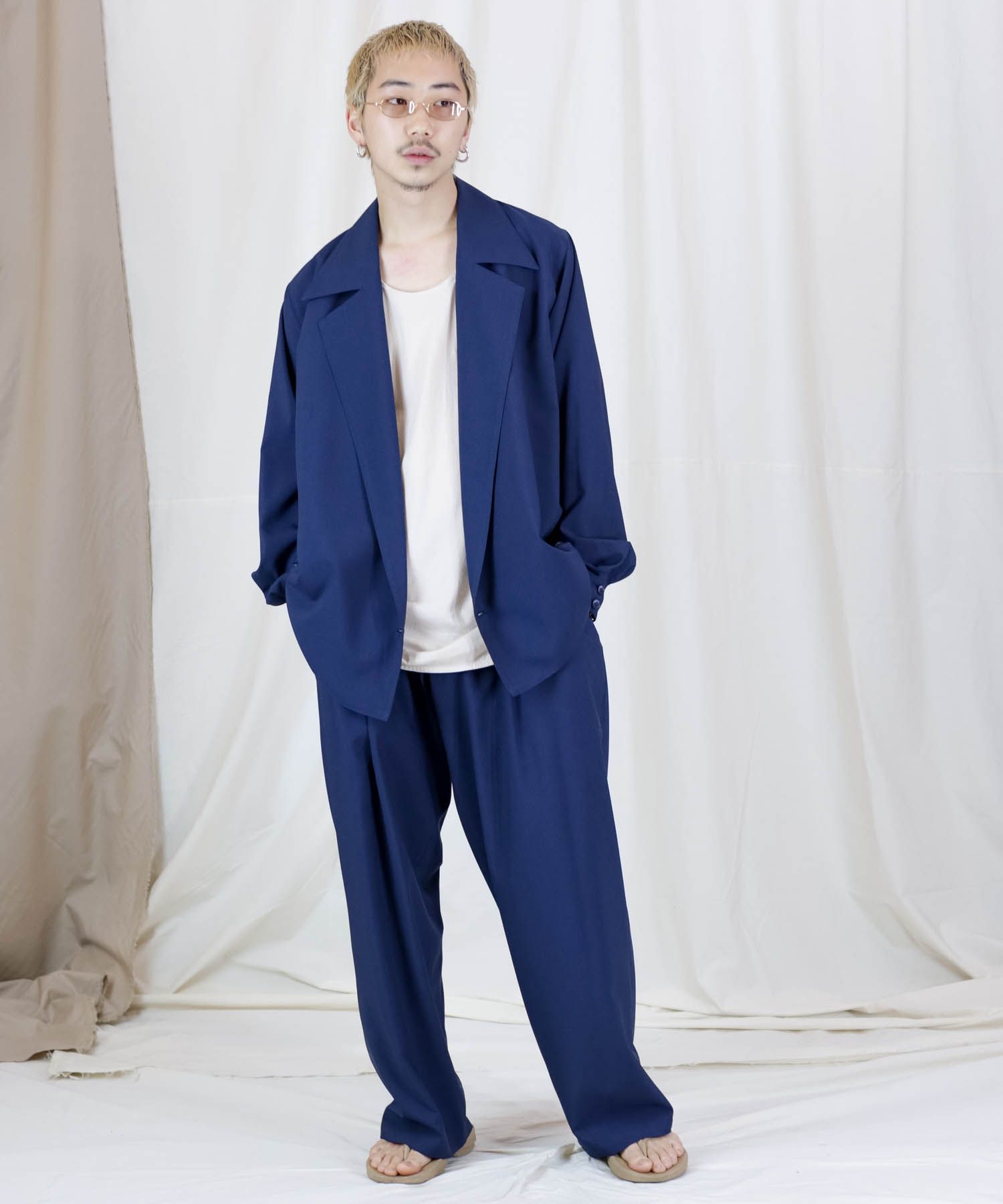 REFLAX WEATHER CLOTH WIDE PT / 2タックワイドパンツ / 479103