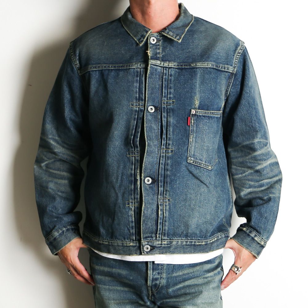 MVC type-I tracker jacket (used washed) - Indigo / デニムジャケット / MVC-JK02