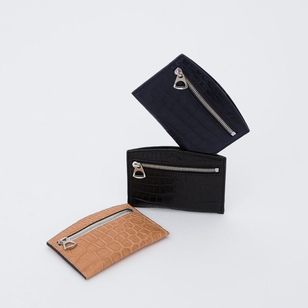 CRISTY SMART CARD WLT / CROCO / BLACK / ITTI-WLT-013-CRC