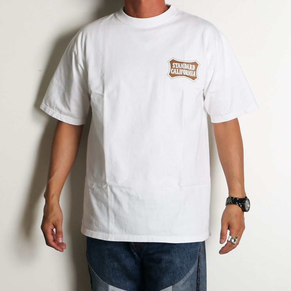 SD Heavyweight Basic Shield Logo T - White / Tシャツ / TSOAG100