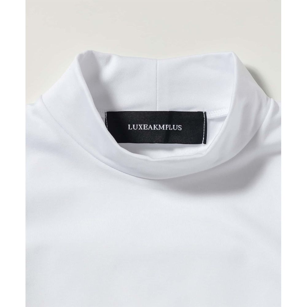BACK BIG LOGO HIGH NECK T-SHIRTS / バックロゴ モックネックTシャツ / LAT-22002