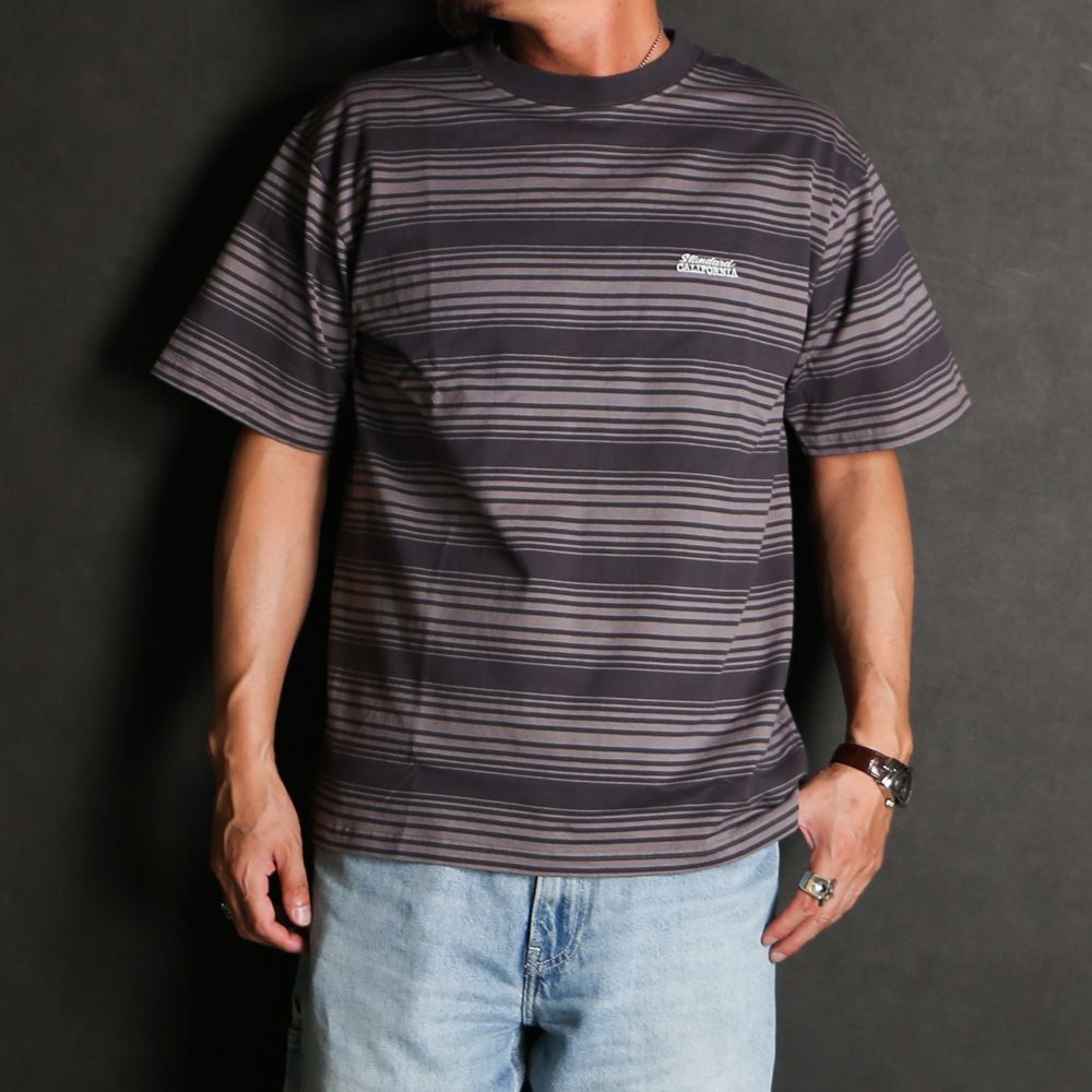 SD Heavyweight Border T - Black / Tシャツ / TSOAA150