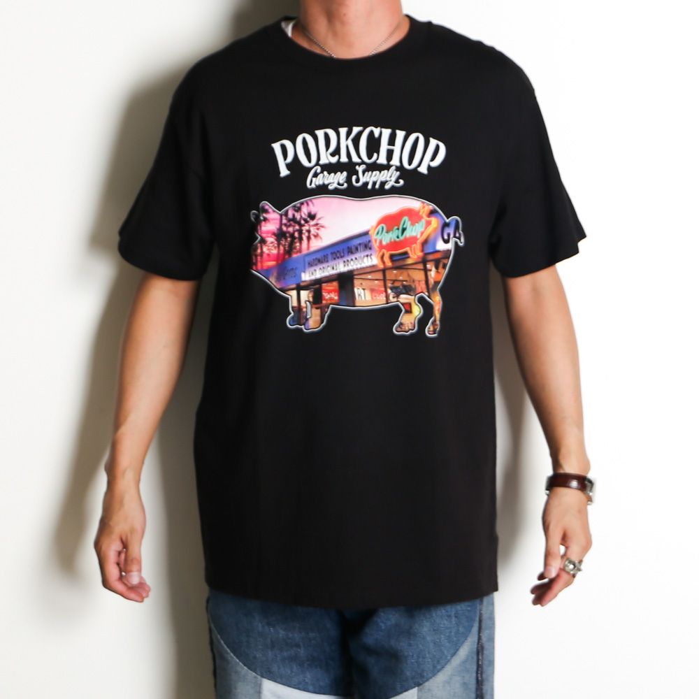 PCP STORE TEE - BLACK / ショートスリーブTシャツ