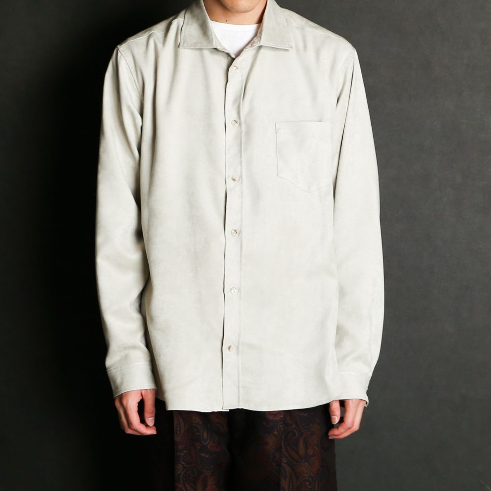 ECO SUEDE SH / エコスエード プレーンシャツ / 379207