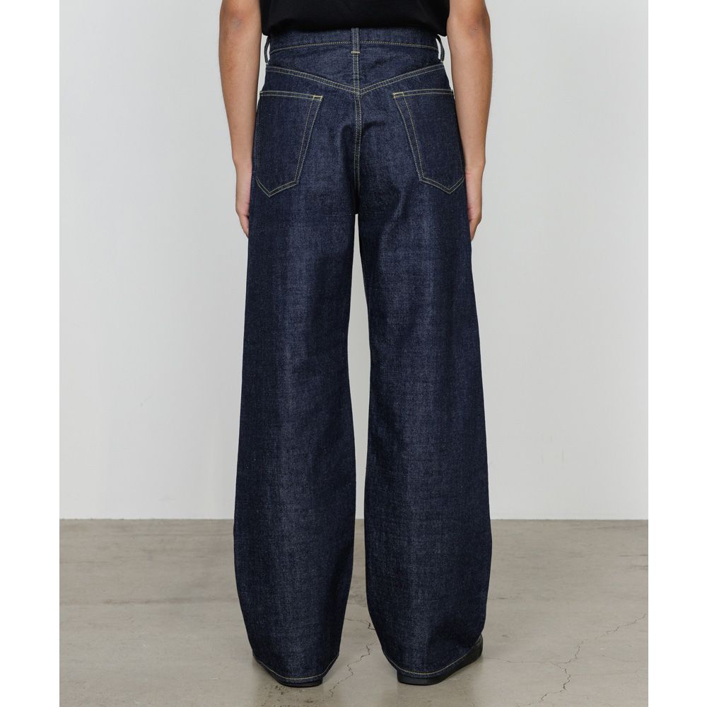 CLEAN CYLINDER FIT JEANS - INDIGO O.W / オーガニックコットン 13.5oz セルビッチデニム - クリーンシリンダーフィットジーンズ / M26A10PT02C