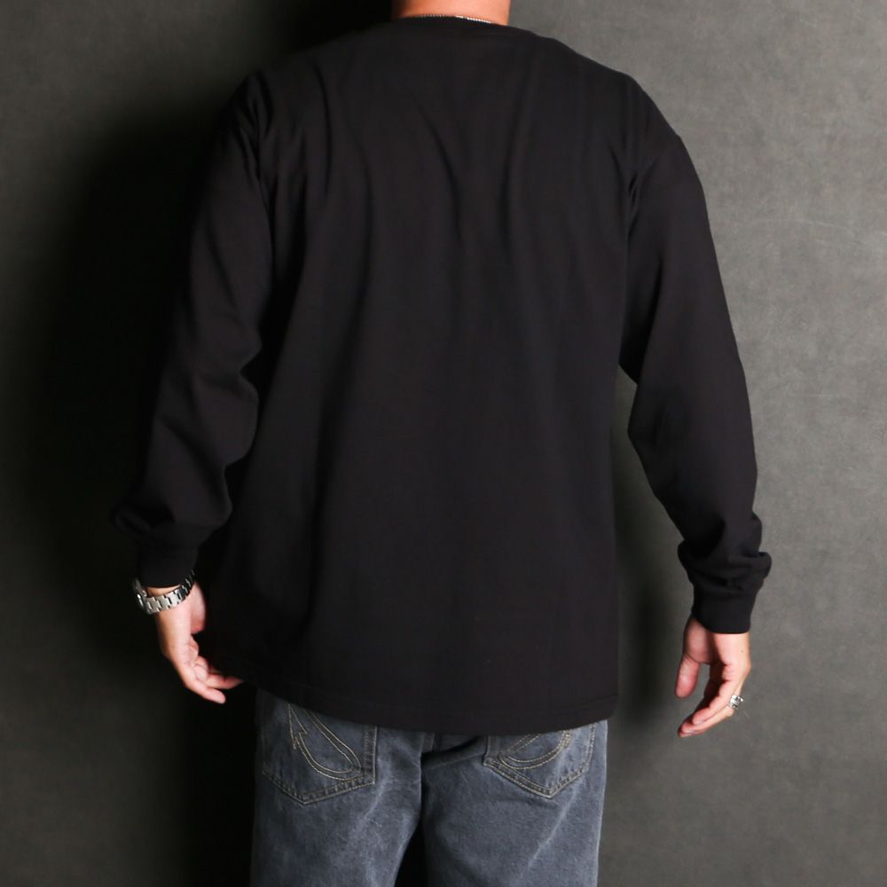 MASSES - T-SHIRT L/S MSSM - Black / ロングスリーブ Tシャツ