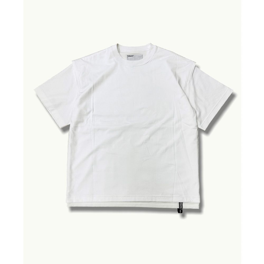【ラスト1点-サイズ2】 THE FUNCTIONAL LAYERED S/S TEE WITH BREATHABLE - WHITE / 2401002