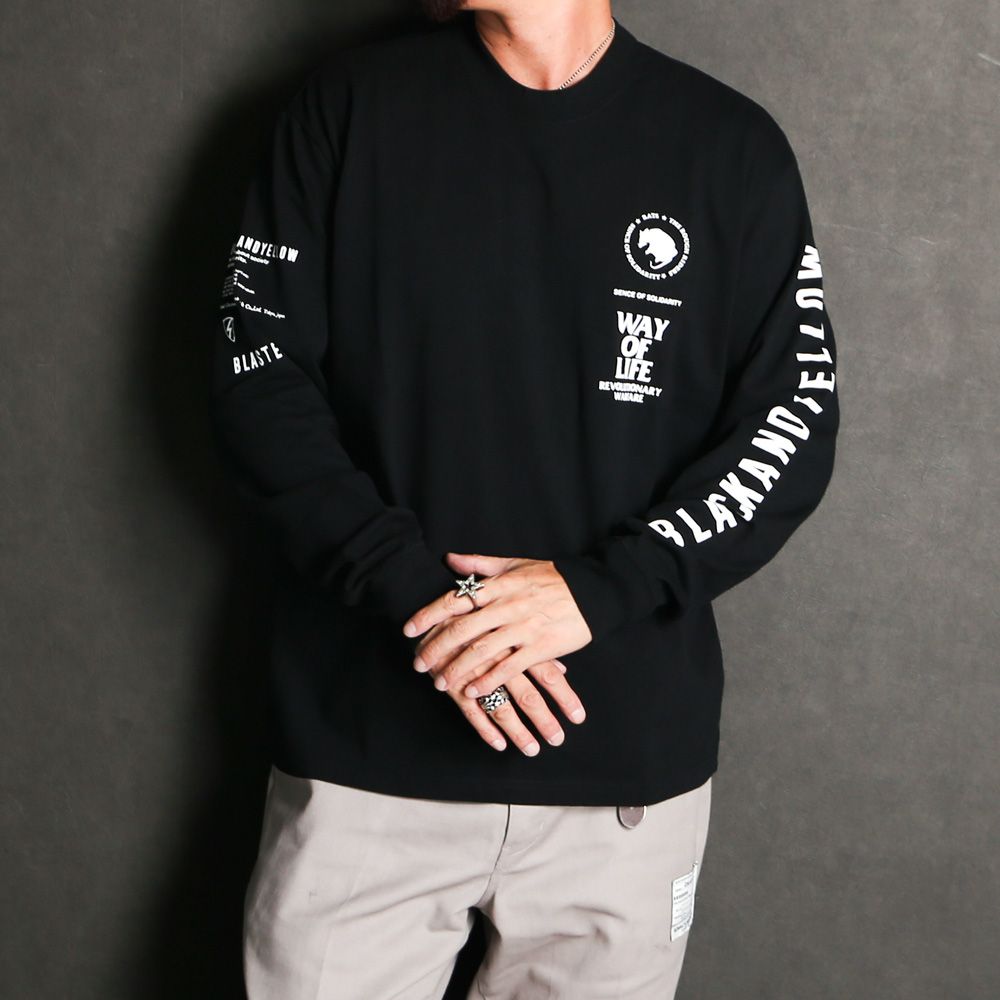 MC L/S TEE - BLACK / ロングスリーブ Tシャツ / 26'RTC-0802