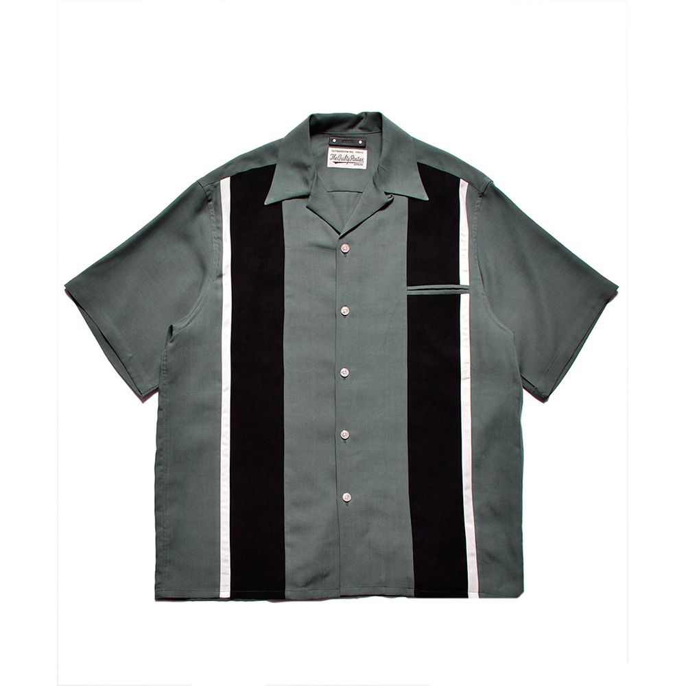 即完売ワコマリア　two-tone shirts Mサイズ