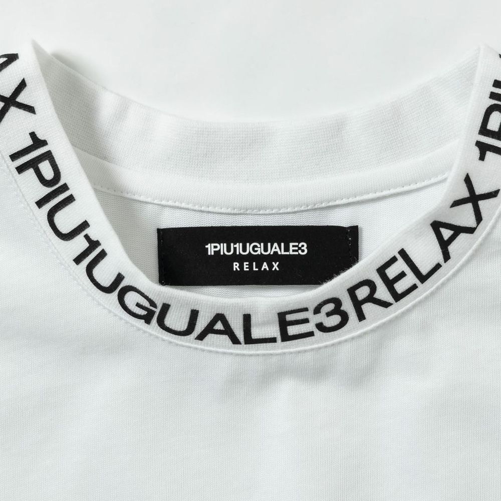 COLLAR LOGO T-SHIRT - WHITE / ネックロゴ Tシャツ / UST-24014