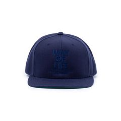 EMBROIDERY CAP "WAY OF LIFE" - NAVY × NAVY / 24'SPA-0102