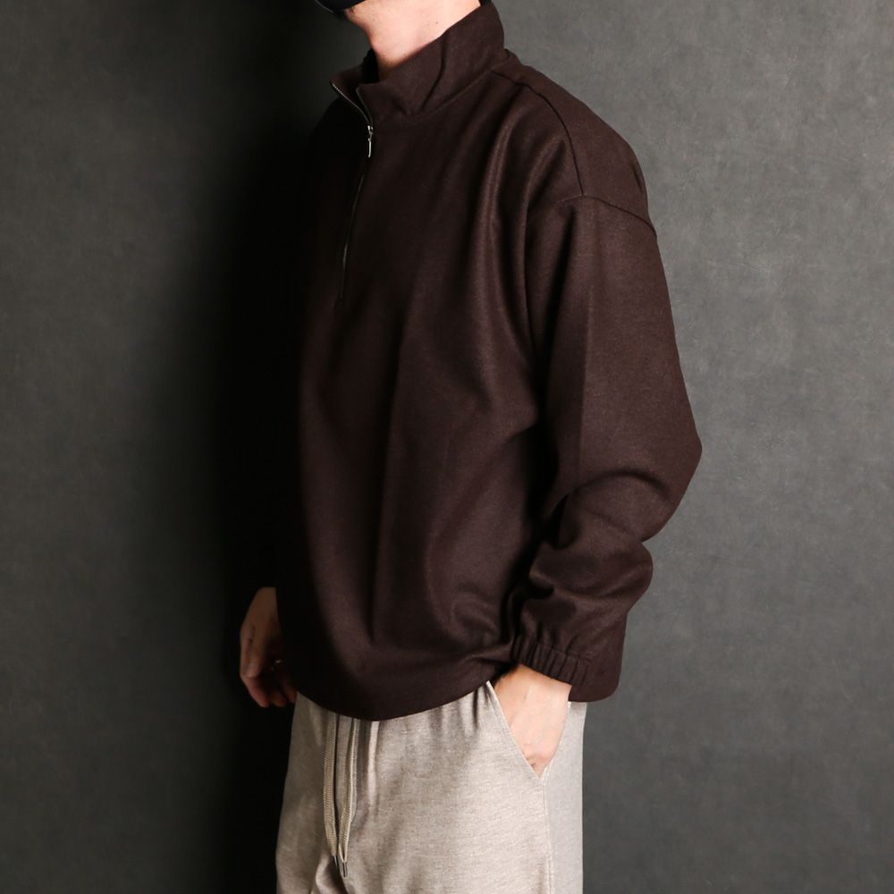 DOUBLE FACE JERSEY HALF ZIP / ハーフジップ プルオーバー / 178204