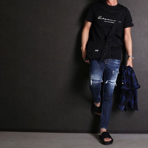 【MINEDENIM】【RESOUND CLOTHING】【DSQUARED2】【Y-3】コーディネート
