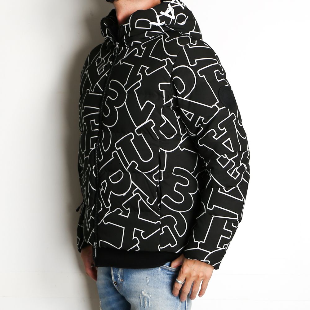 LETTERING DOWN JACKET / ダイアゴナルロゴ ダウンジャケット / USO-21042