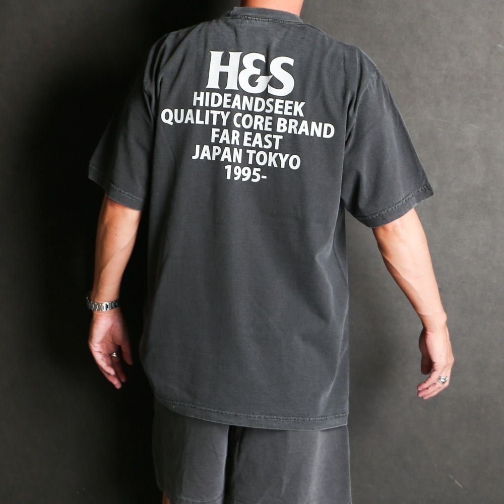 HideandSeek - Logo S/S Tee-1 (24ss) BigSilhouette - BLK / Tシャツ / HT-060324  | chemical conbination