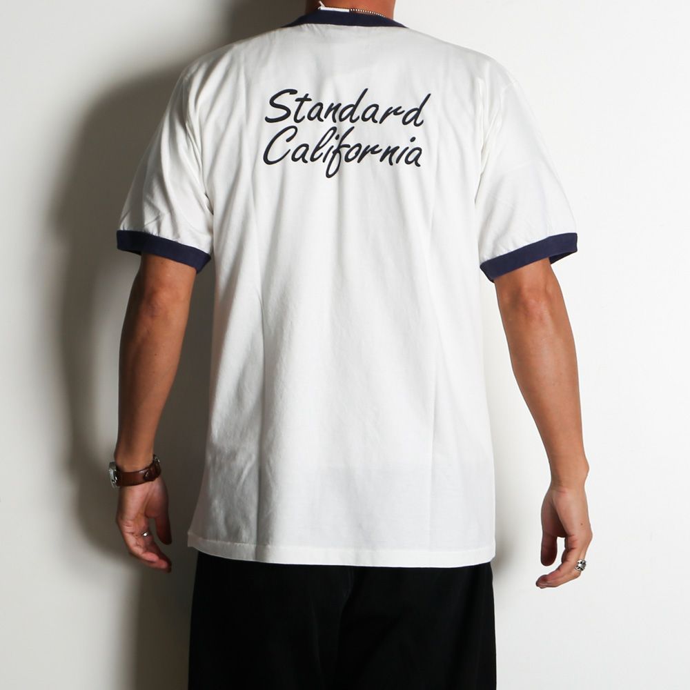 Disney / SD Ringer T - White × Navy / Tシャツ / TSOSJ110