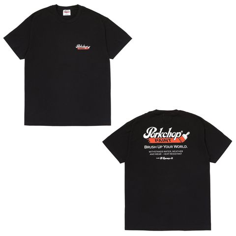 PCP LOGO TEE - BLACK / ショートスリーブTシャツ