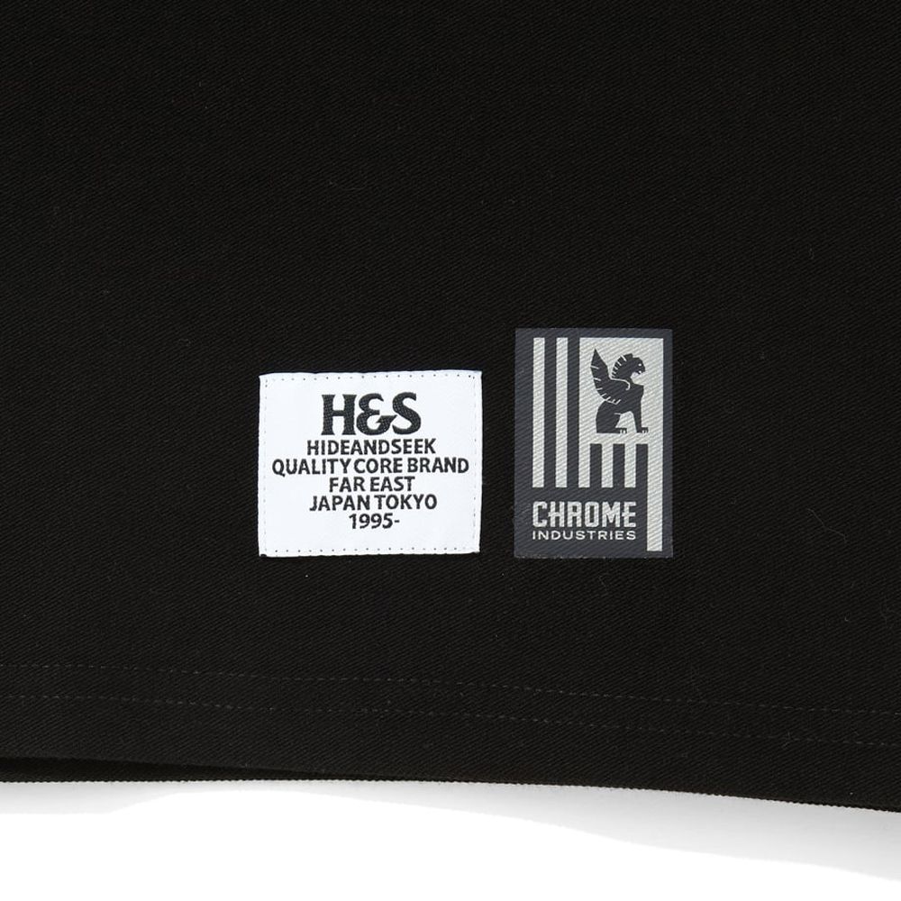 H&S×Chrome 8℃- S/S Shirt (26aw) - BLK / 半袖シャツ / HS-070126