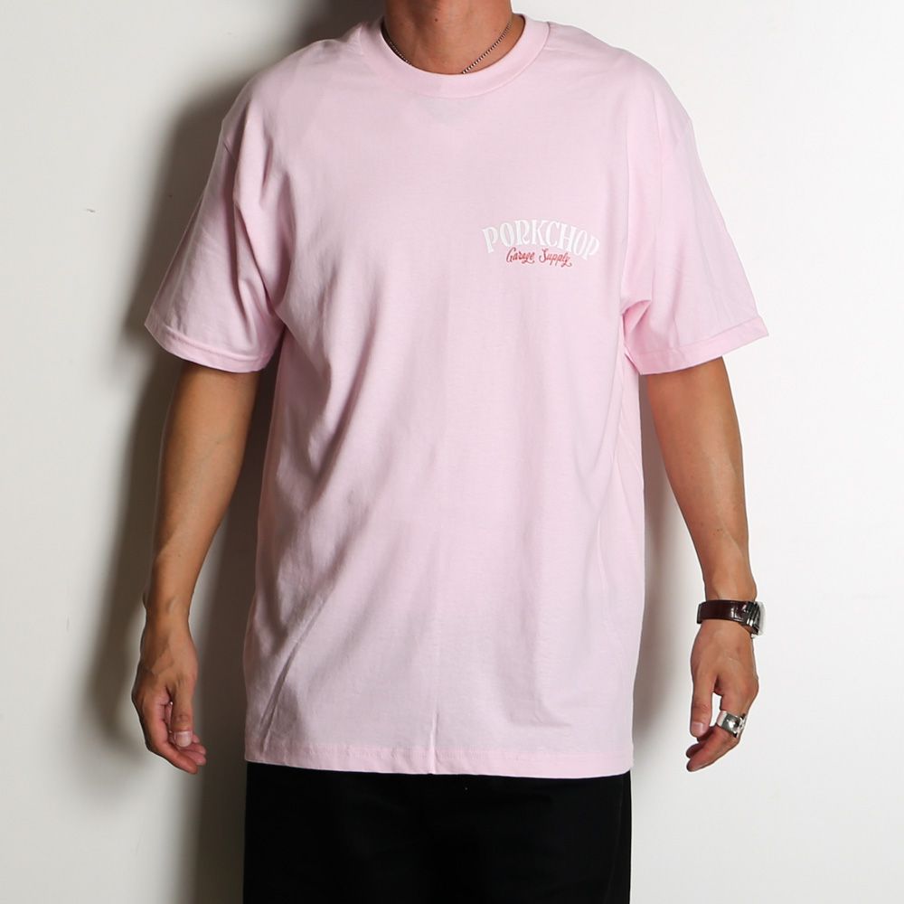 PCP BACK TEE - PINK / ショートスリーブTシャツ