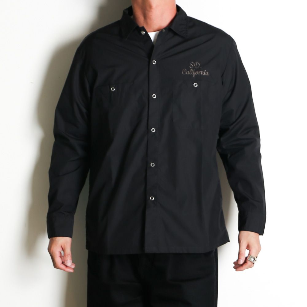 【ラスト1点-サイズL】 SD Dress Work Shirt LS / ワークシャツ / SHOLE240