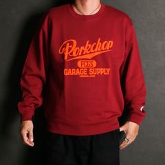 SCRIPT COLLEGE SWEAT - MAROON / スウェット