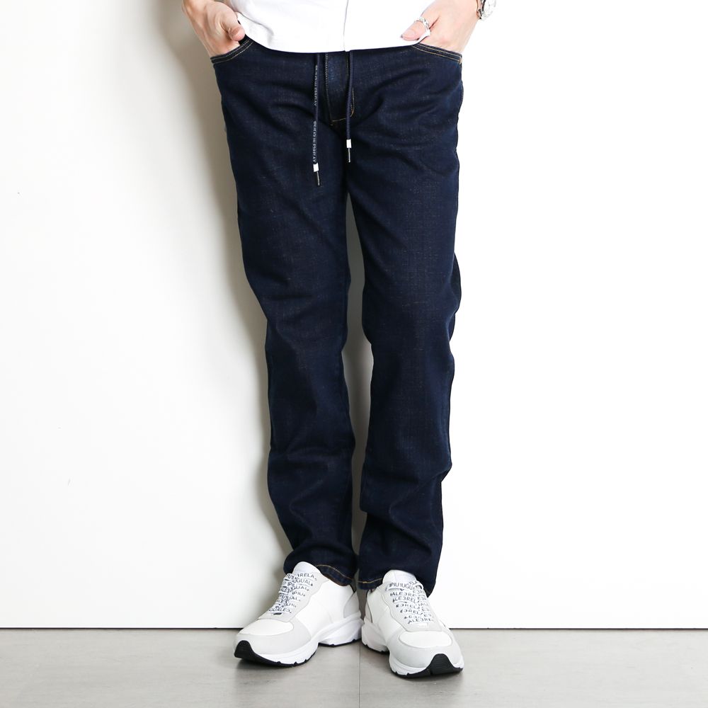 RIGID DAMAGE DENIM PANTS / アンクル ダメージデニムパンツ / USB-21014
