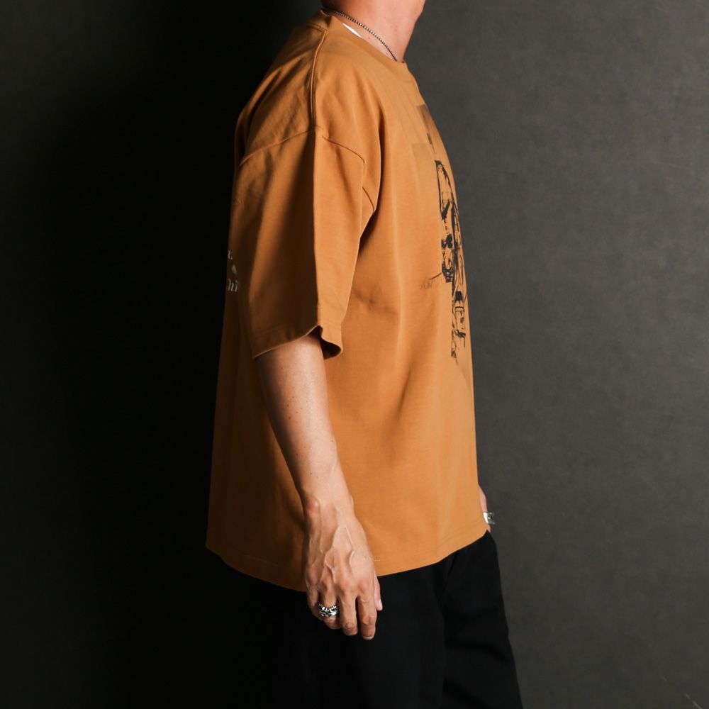 BEDWIN & THE MMY / DJ Print T-shirt / DJ プリント Tシャツ / C15TS025