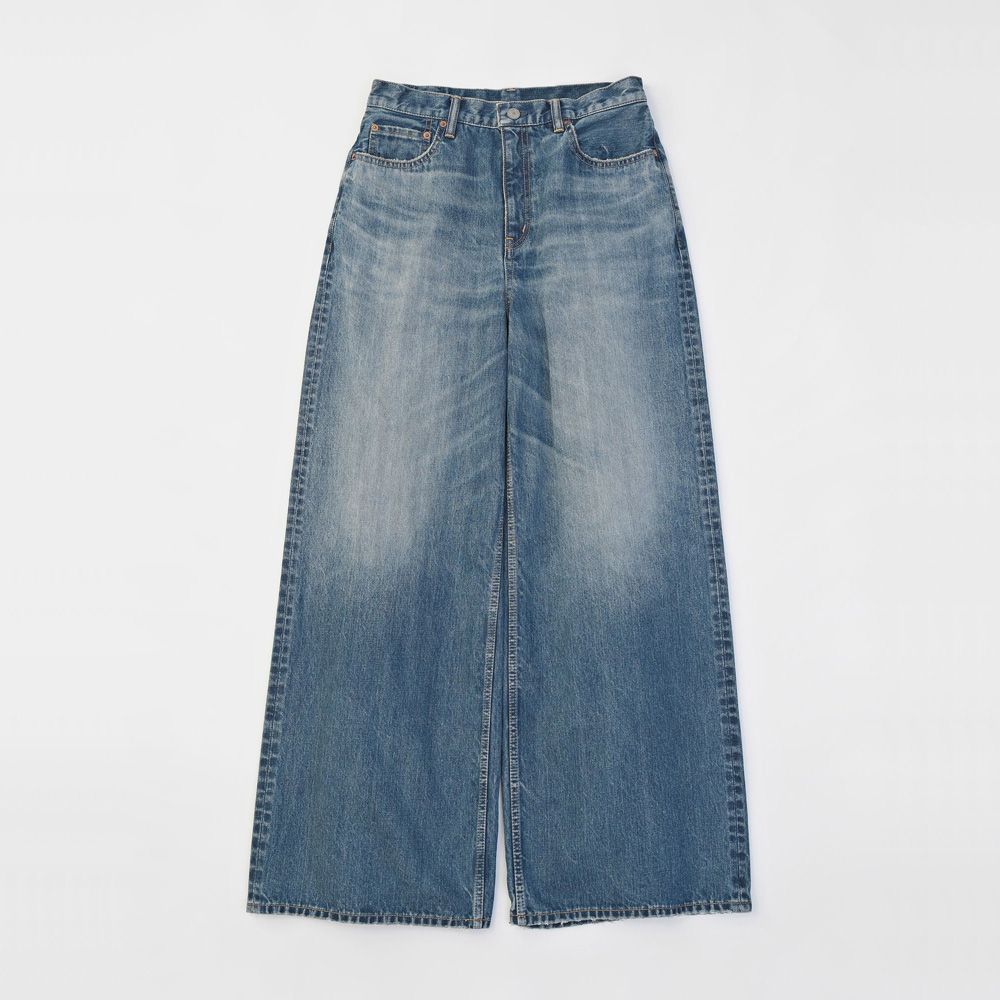 ×HAGUN / WIDE PIPE DENIM PANTS - BLUE / バギーシルエット デニムパンツ / VTM-25-P-103