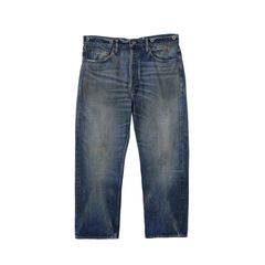 MADNESS AGING DENIM PANTS. RELAXED (LIGHT DISTRESSED) / FW24-JJN2