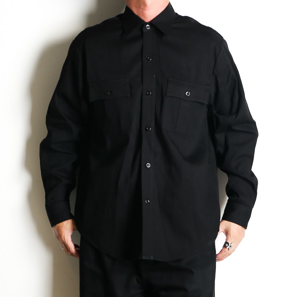 【ラスト1点-サイズ3】 Denim Military SH - BLK / 2509-5001