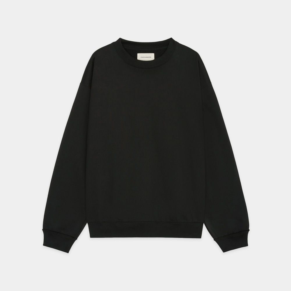 Comfort Sweat - Black / オーガニックコットンヘビー吊裏毛 - コンフォートスウェット / A26C13CS04C