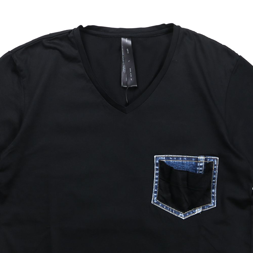 denim pocket-T / デニムポケット カットオフTシャツ / 7943 lj91t