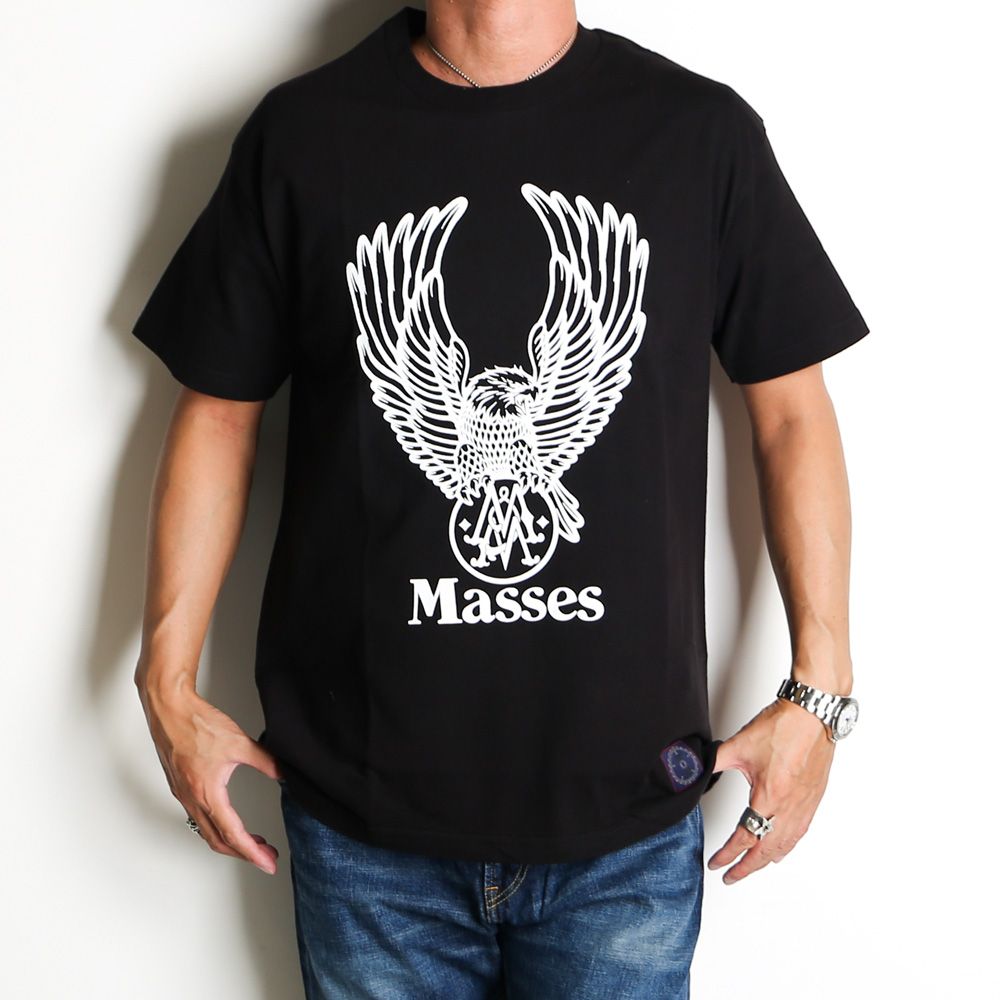 【ラスト1点-サイズL】 × M&M / T-SHIRT FLYING EAGLE M - Black / Tシャツ / 1249014
