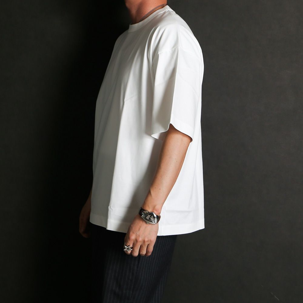 COMFORT FIT Tee - WHITE / オーガニックGIZA 80/3 天竺 サバイバルクロス® - コンフォートフィットTee / A26A19CS02B