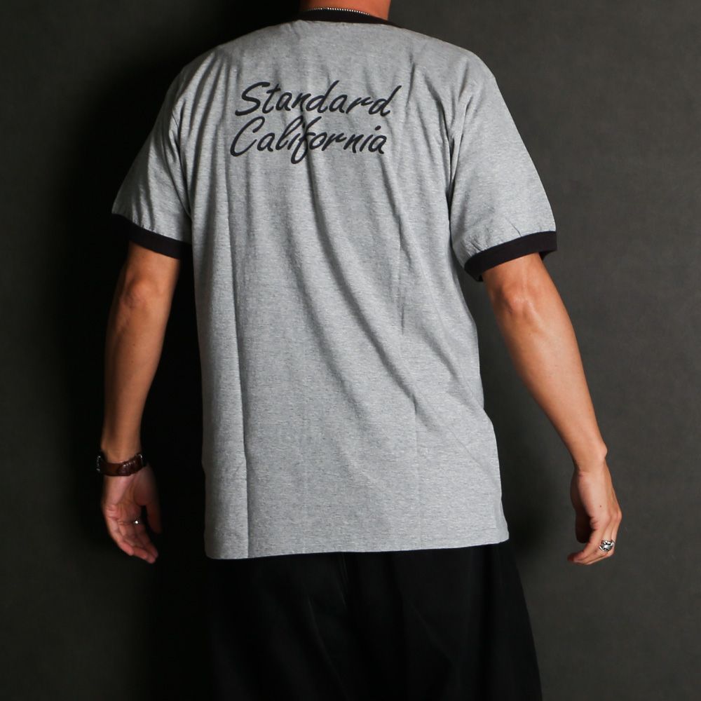 【ラスト1点-サイズXL】 Disney / SD Ringer T - Gray × Black / Tシャツ / TSOSJ110