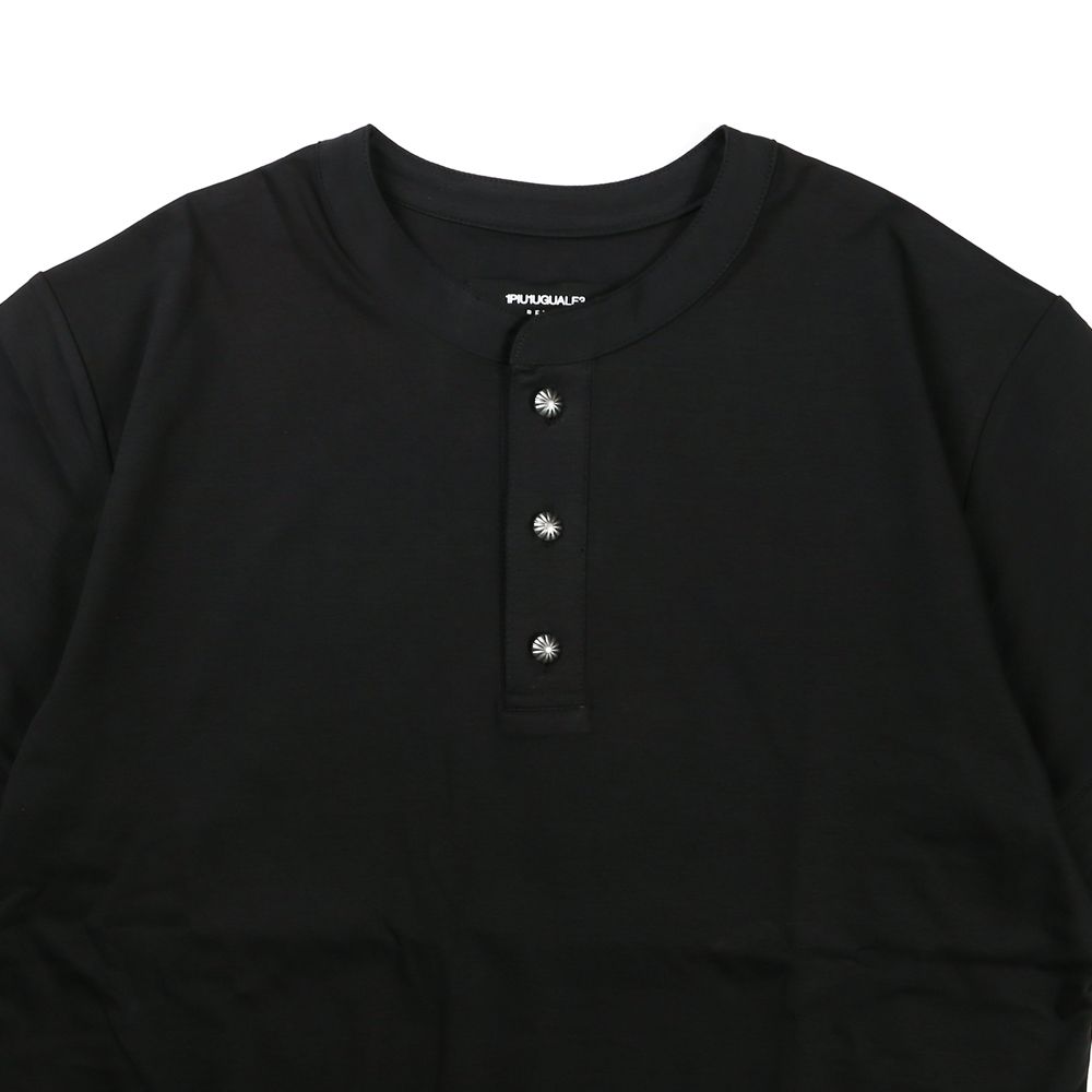 SILKETE HENRY NECK RELAX T-SHIRTS / シルケット ヘンリーネックTシャツ  / UST-22023
