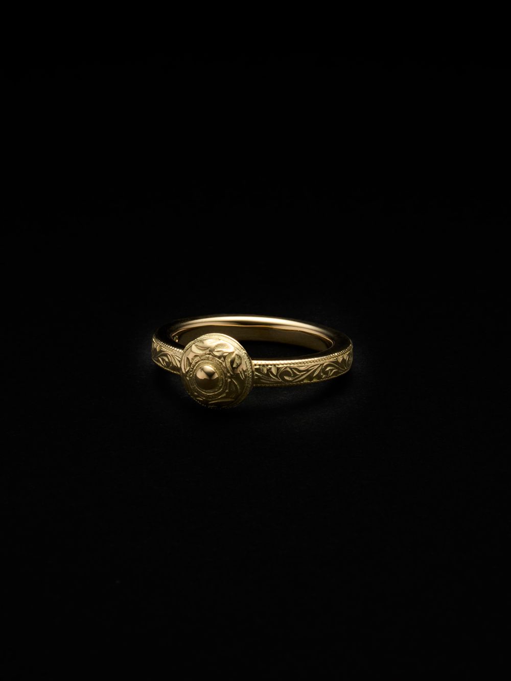 Engraved Tiny Rivet Ring / リング / RX-729-3