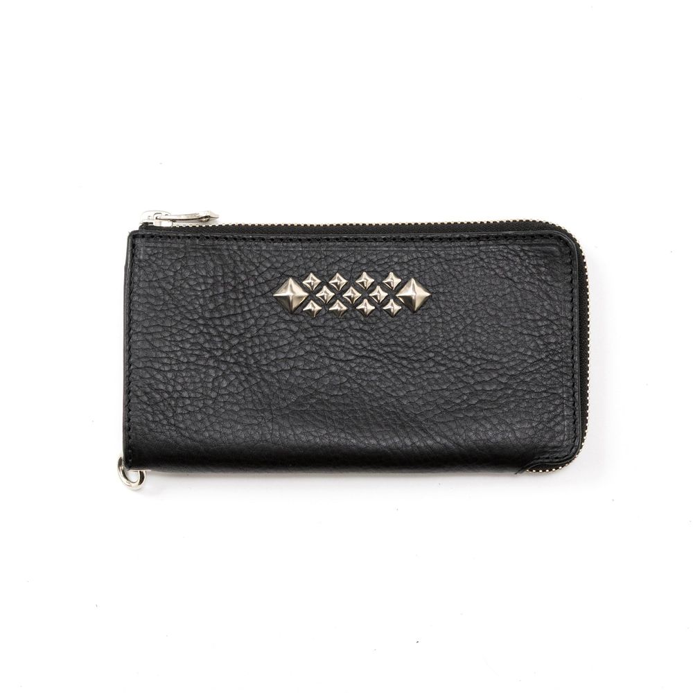 STUDS LEATHER ZIP MULTI LONG WALLET / スタッズ マルチロングウォレット / CL-26SS014LE