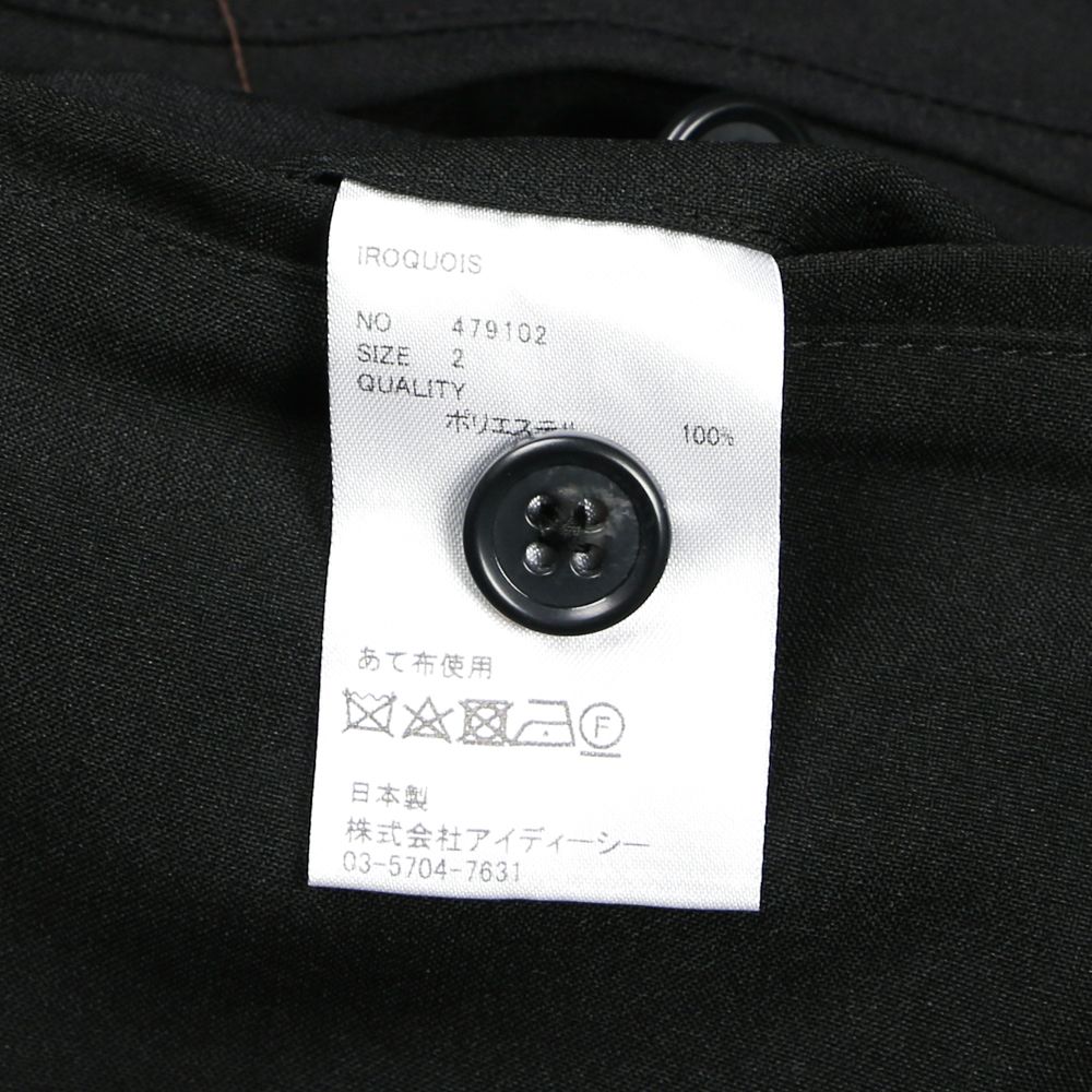 REFLAX WEATHER CLOTH PT / サイドスリット テーパードパンツ / 479102