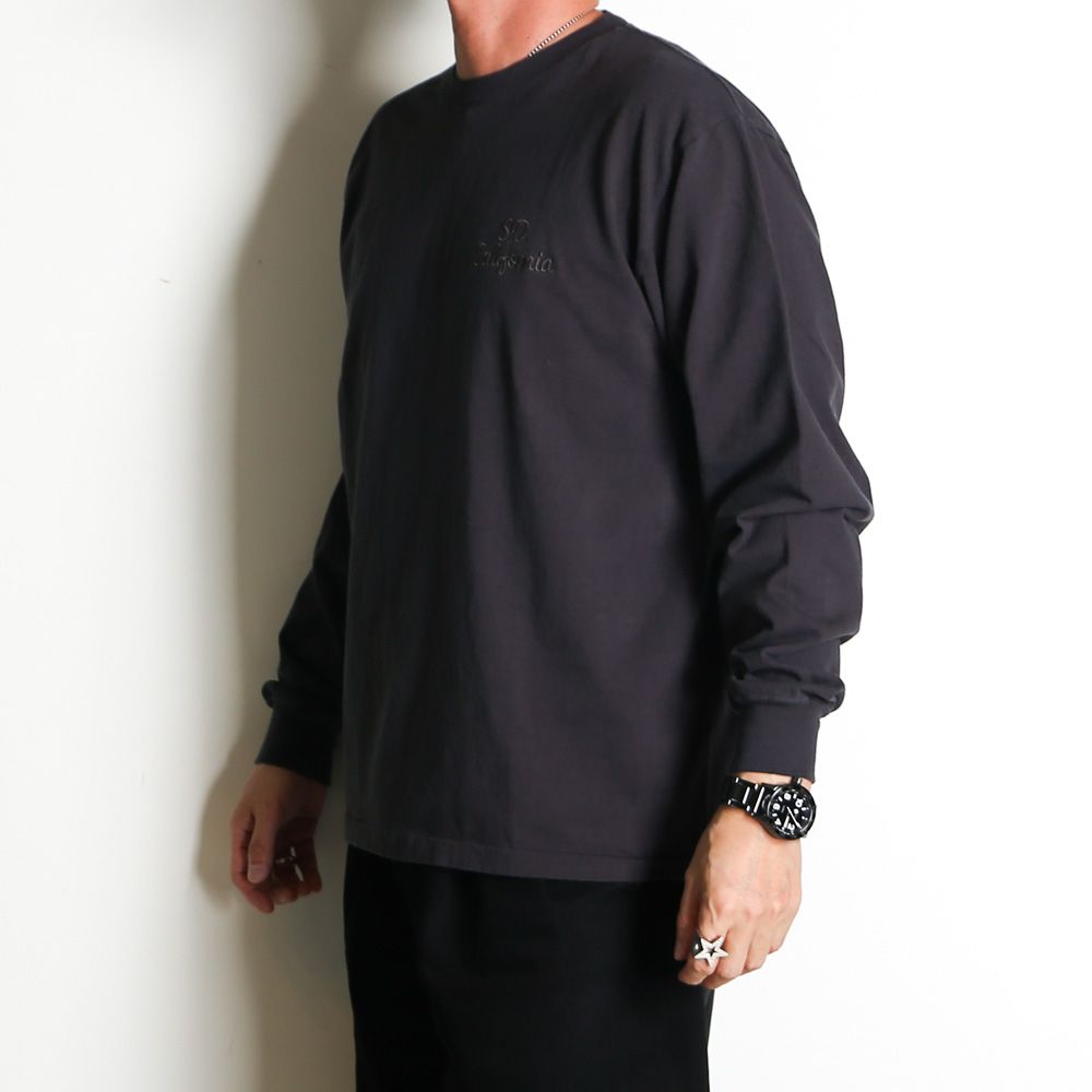 SD US Cotton Logo LS T - BLACK / Tシャツ / TSOLD120