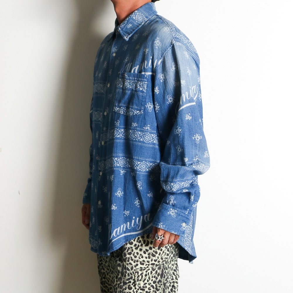 Bandana Discharge Shirt / バンダナ ディスチャージ シャツ / G16SH038