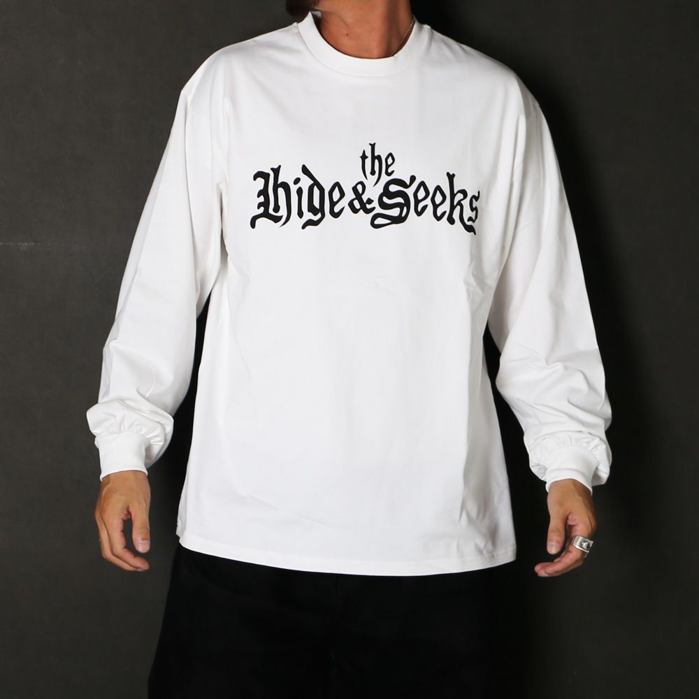 " HIDEANDSEEK × Toru Nishiura " / The H&S L/S Tee - WHT / Tシャツ / H30th-091426