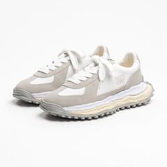 "LARRY"(ラリー) original sole Mix Material Low-top Sneaker - WHITE / A14FW703