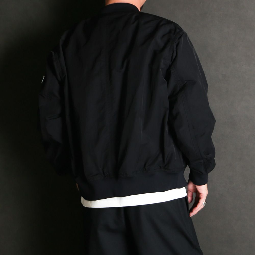 【ラスト1点-サイズ03】TOMORI トモリ - BLACK / ミリタリージャケット / MCKZ0401033588