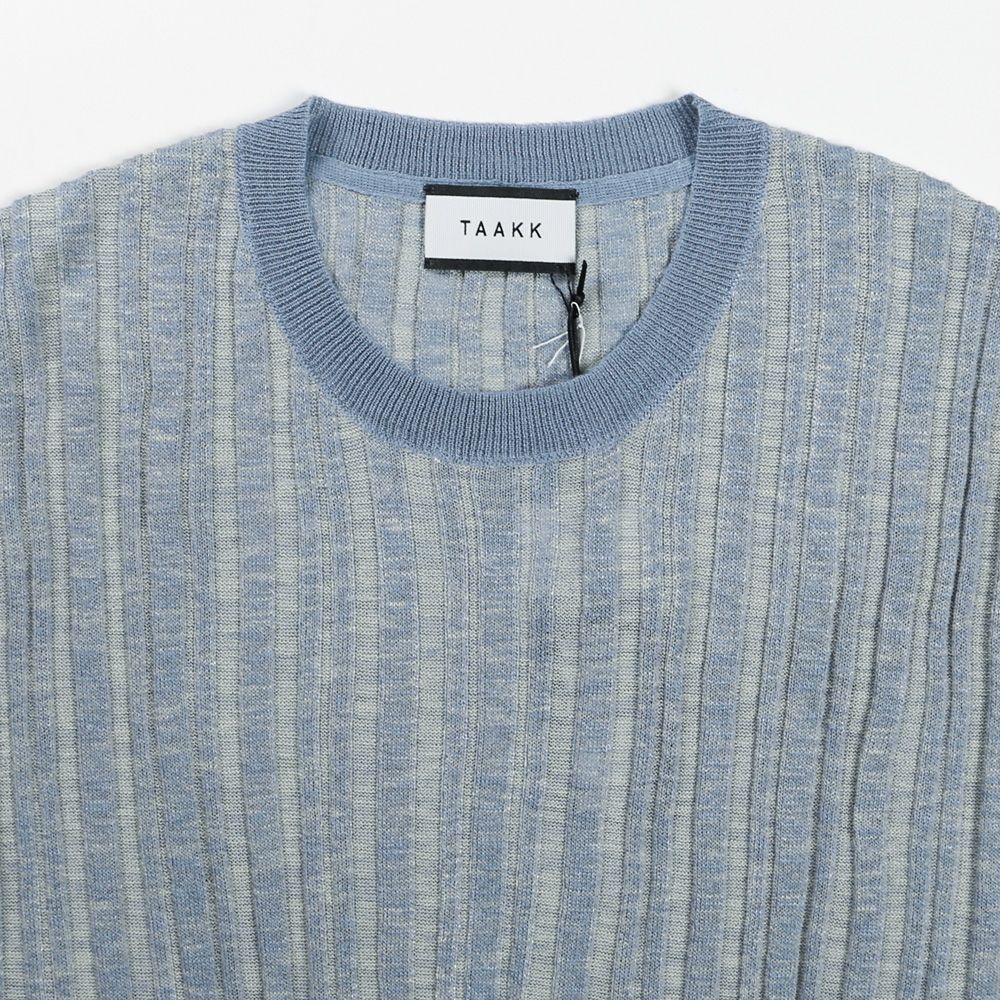 "RIB KNIT" T-SHIRTS / サマーニット Tシャツ / TA23SS-KN150