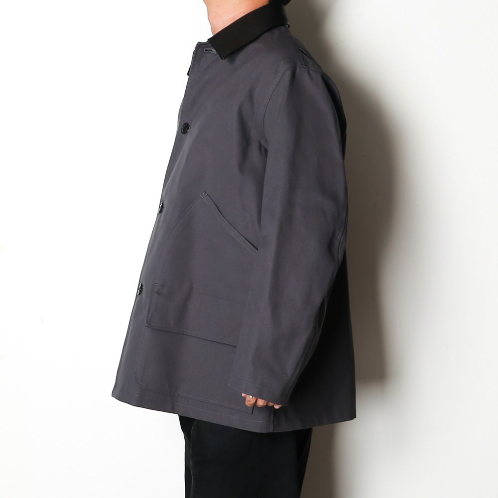 Chasseur Jacket - Black / オーガニックコットンダック - シャスールジャケット / A26C08BL01C