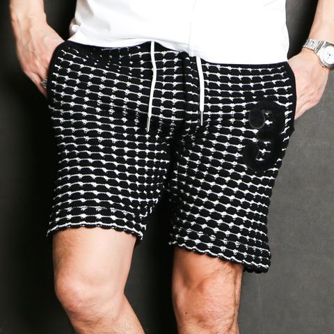 BIG WAFFLE "3" KNIT SHORTS / ビッグワッフル ハーフパンツ / USB-21029